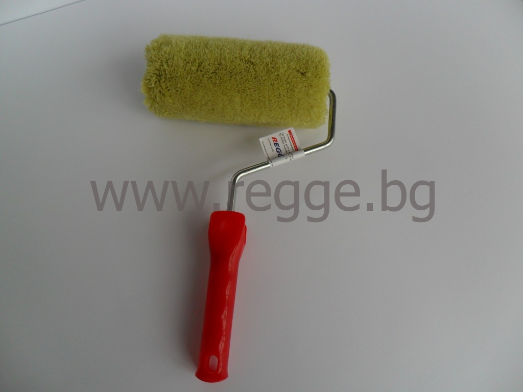 Acryl-Farbwalze 18cm, langflorig,mit Unterlage,grun 80078
