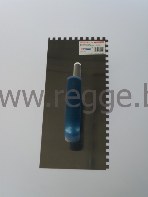 Glattekelle Edelstahl 28х13cm Zahn 6x6mm 80410