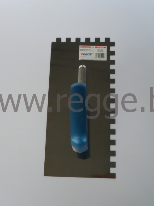 Glattekelle Edelstahl 28х13cm. Zahn 10x10mm   80412