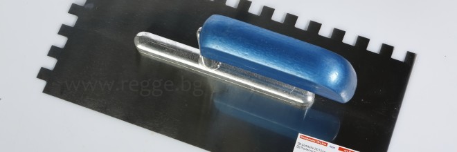Glattekelle Edelstahl 28х13cm Zahn 8x8mm Art.№ 80411